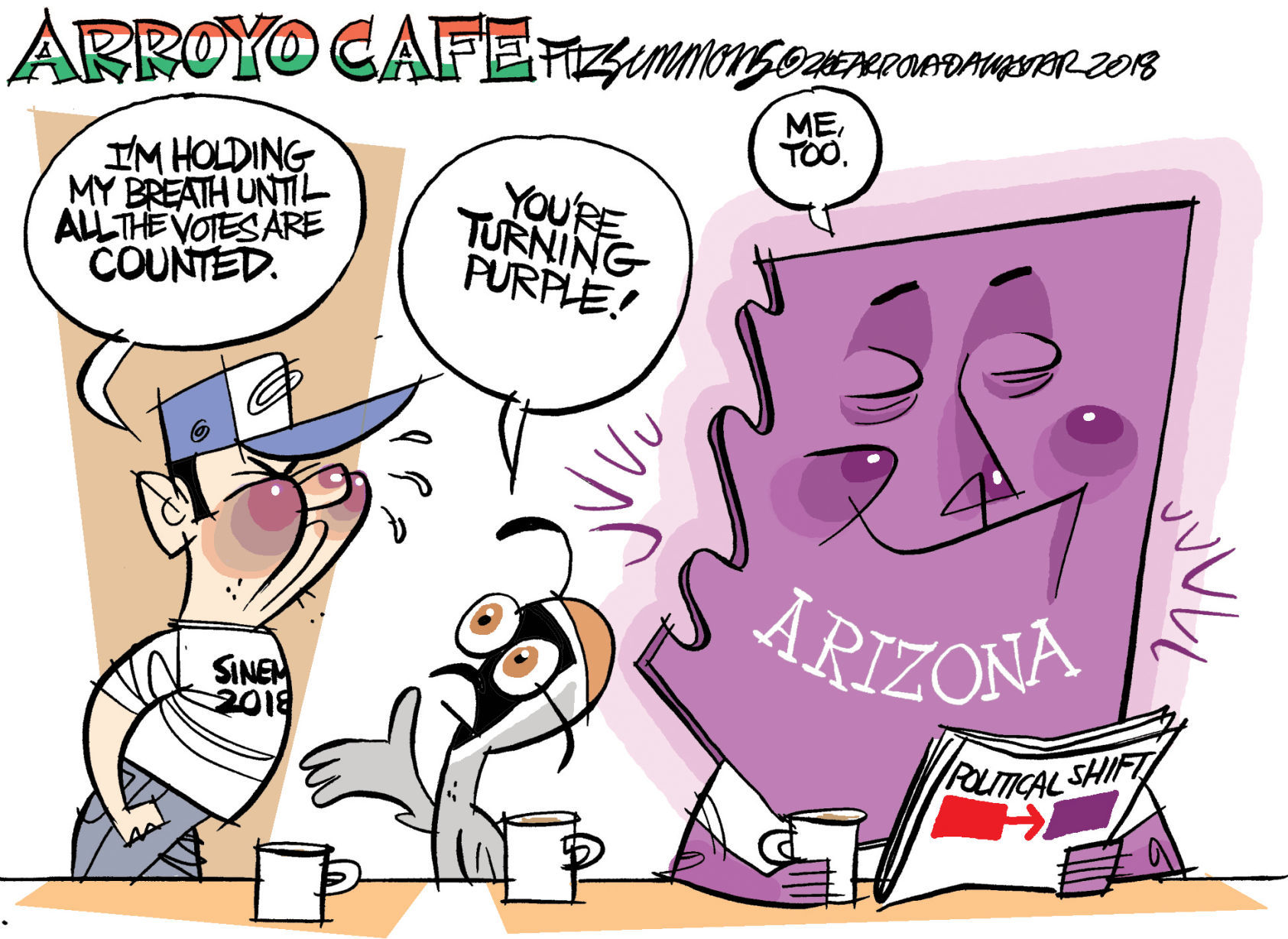 Daily Fitz Cartoon: Colorful election results